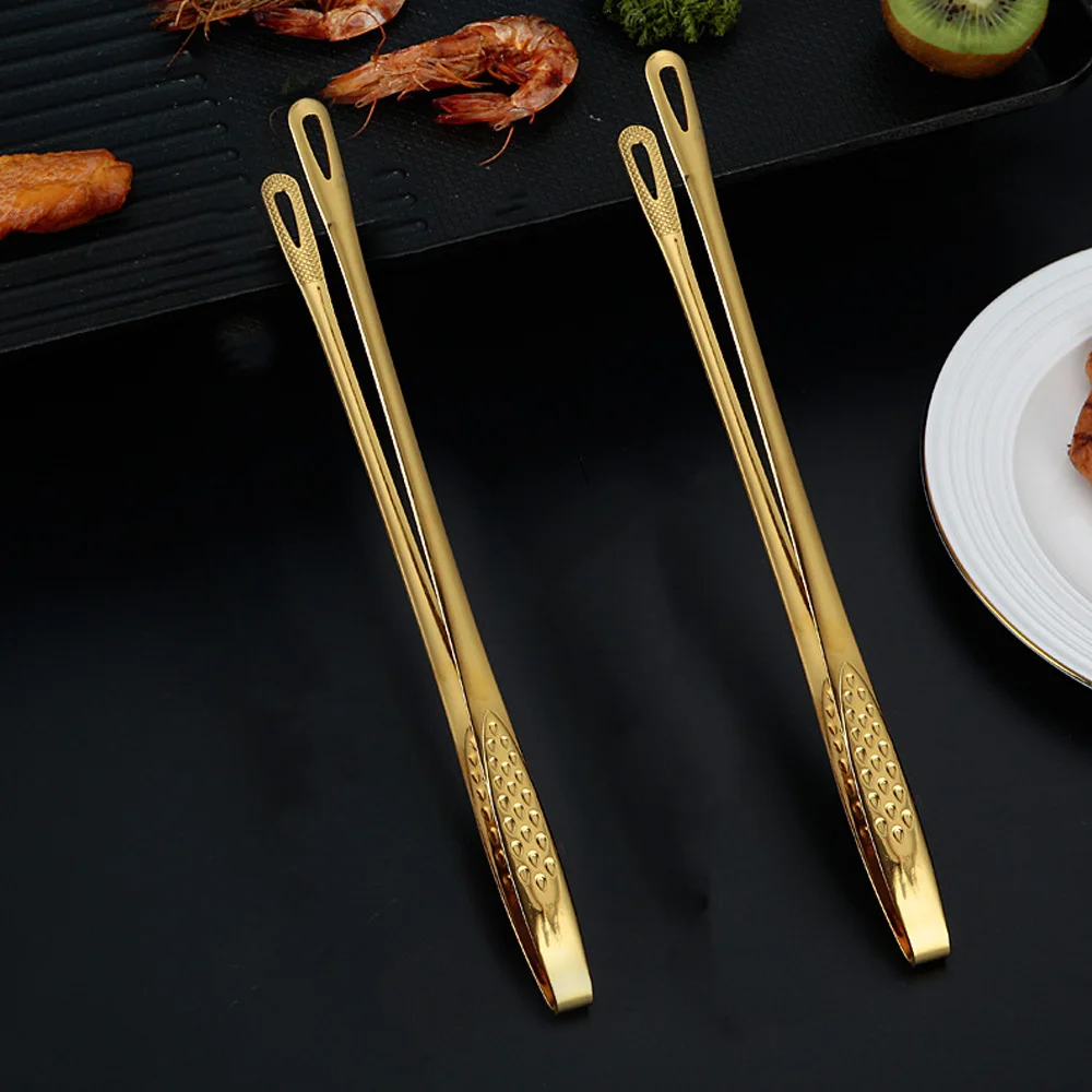 Hi Tech Kitchen Accessories - 1PC Stainless Steel Food Tongs Long