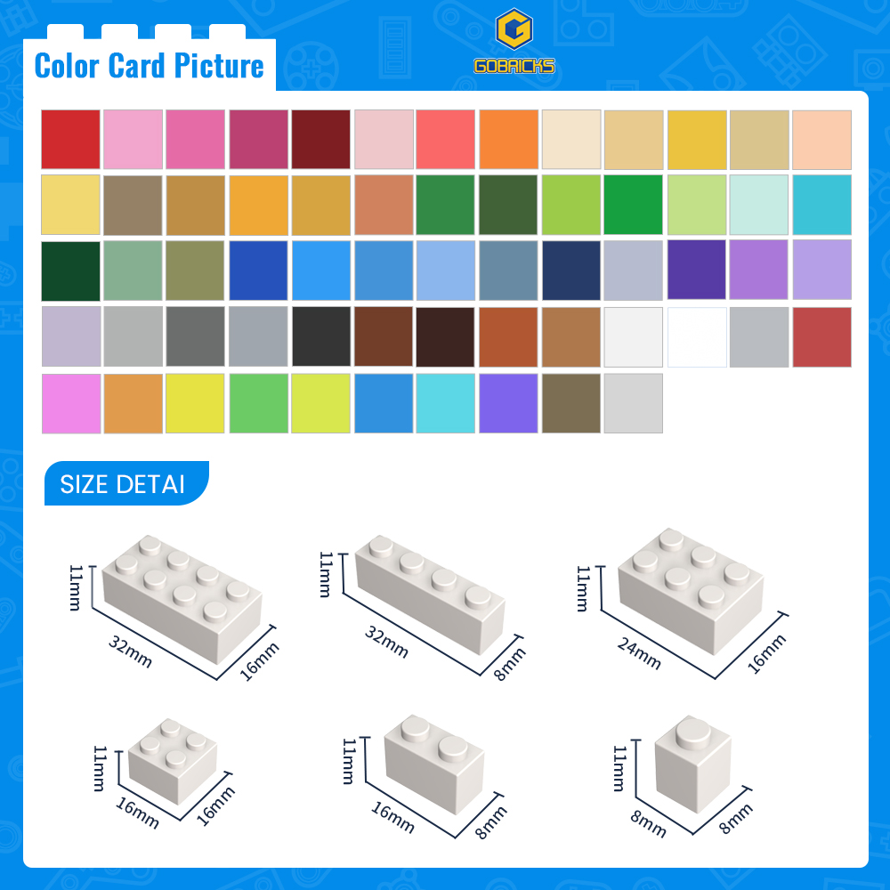 Gobricks 50pcs 3001 MOC Access - Tech Accessories To Gift review and price