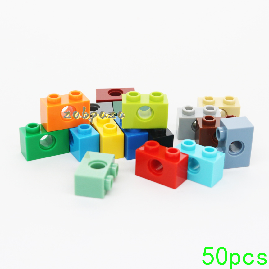 50PCS MOC 3700 1x2 With Hole B - Tech Accessories Gifts review and price