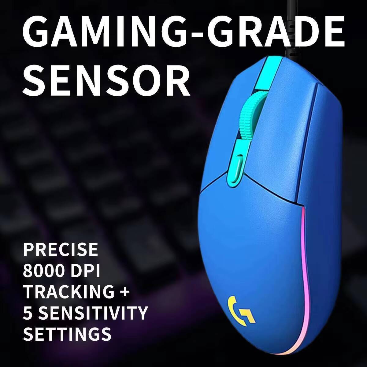 Logitech G203 LIGHTSYNC Mouse  - Logitech Mouse G203 review and price