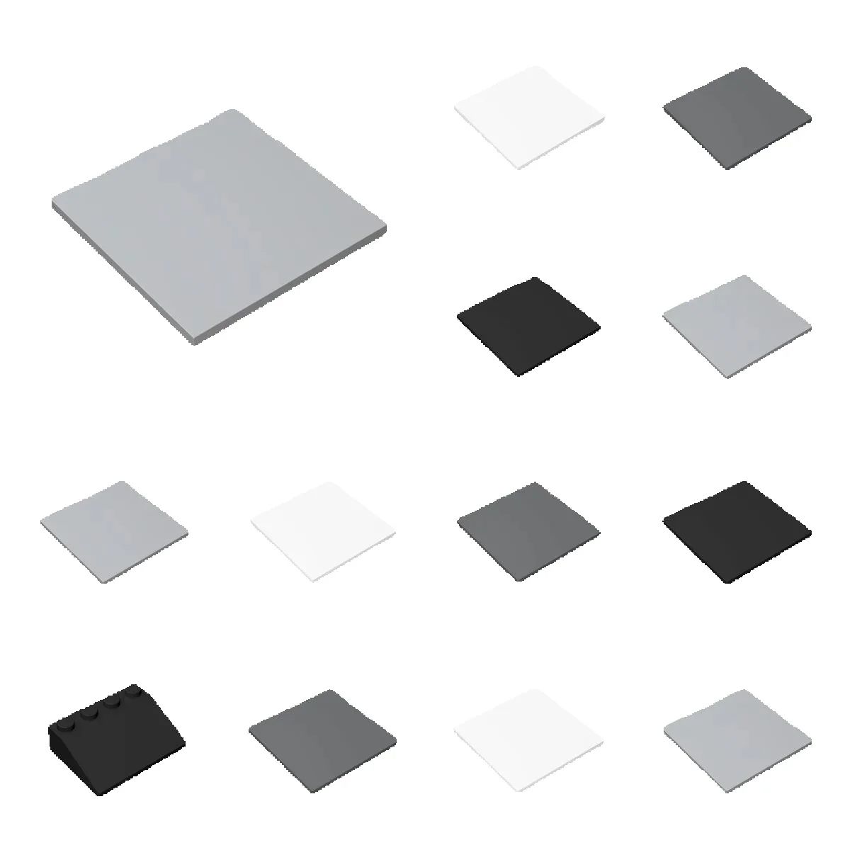 10pcs 10202 Flat Tile 6x6 High - Tech Accessories Gifts review and price