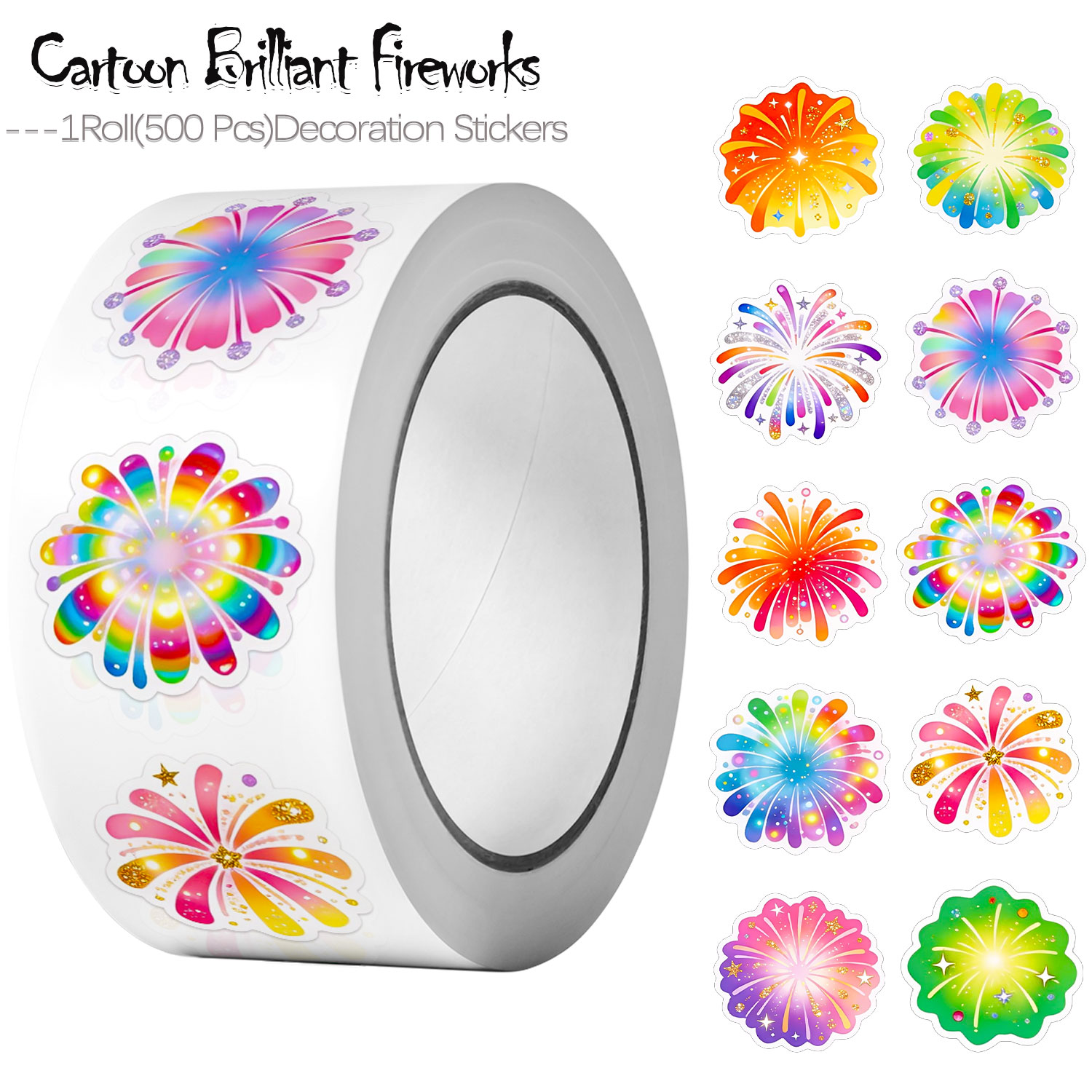 500Pcs Cartoon Brilliant Firew - Tech Accessories To Gift review and price