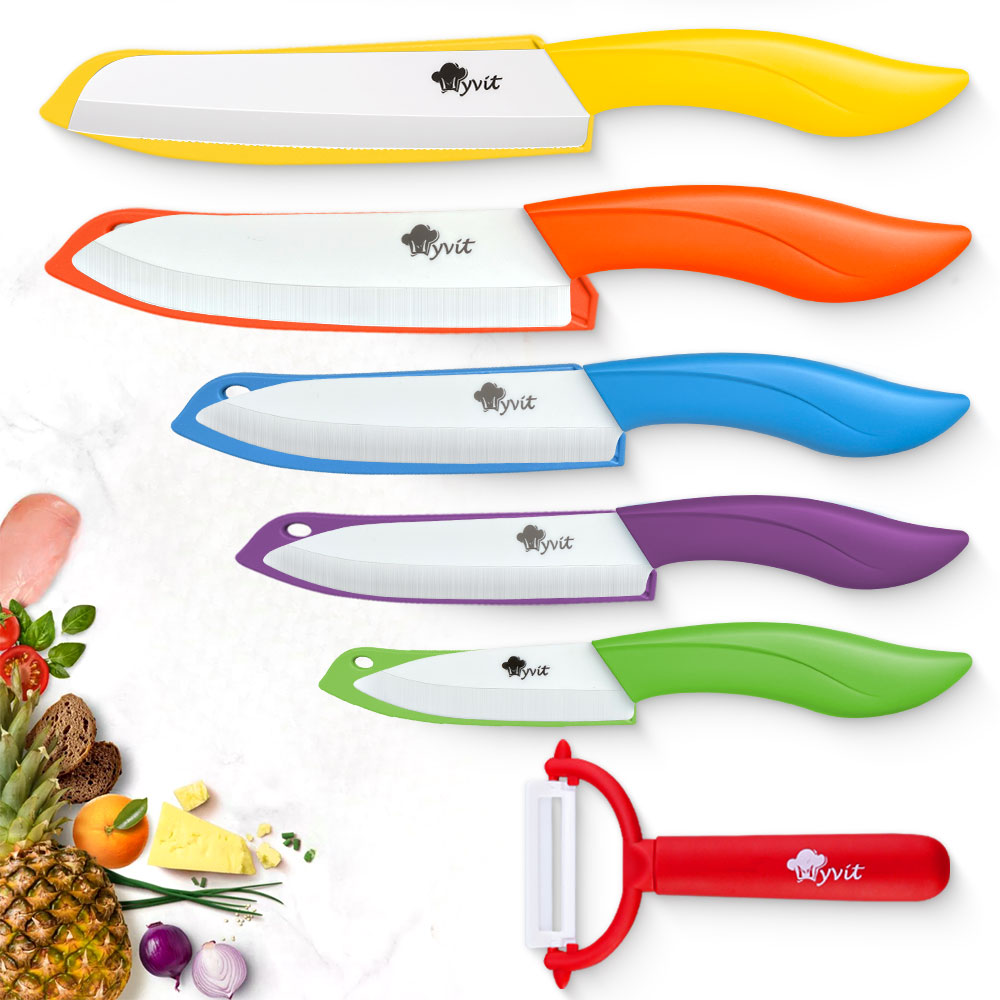 Ceramic Knives Set Kitchen Kni - High Tech Kitchen Accessories review and price
