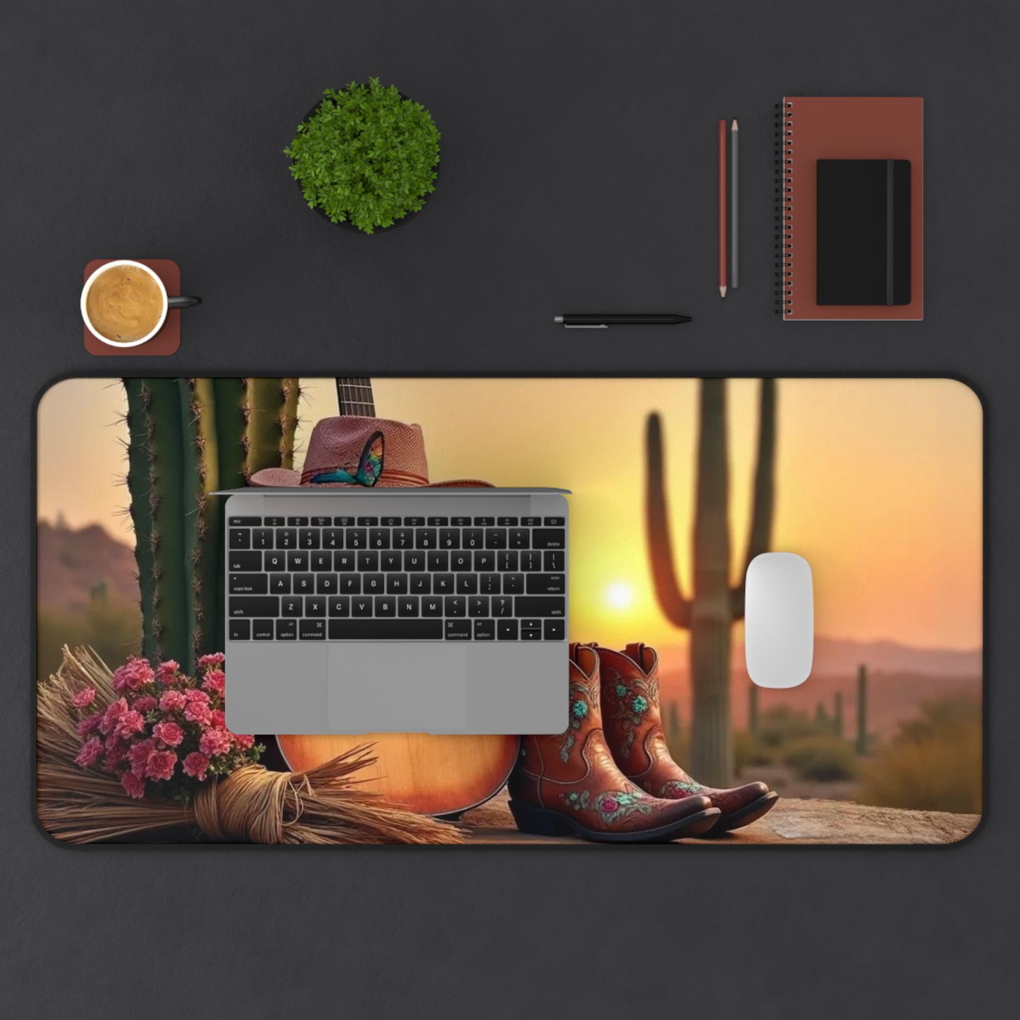 Desert Guitar Mouse Pad, Cactu - Tech Accessories To Gift review and price