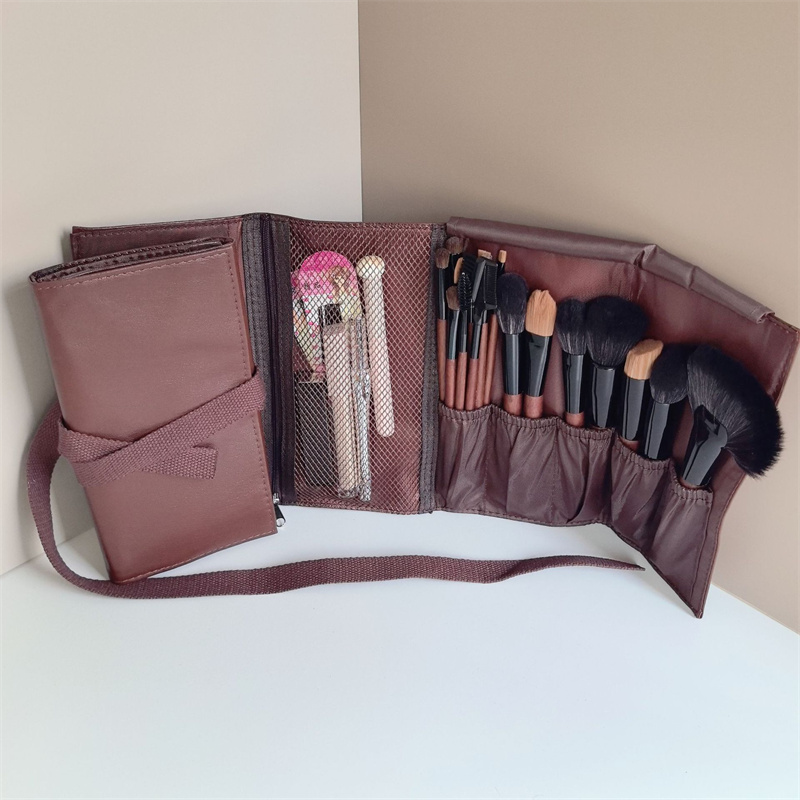 PU Leather Makeup Brush Roll B - Tech Accessories Travel Bag review and price