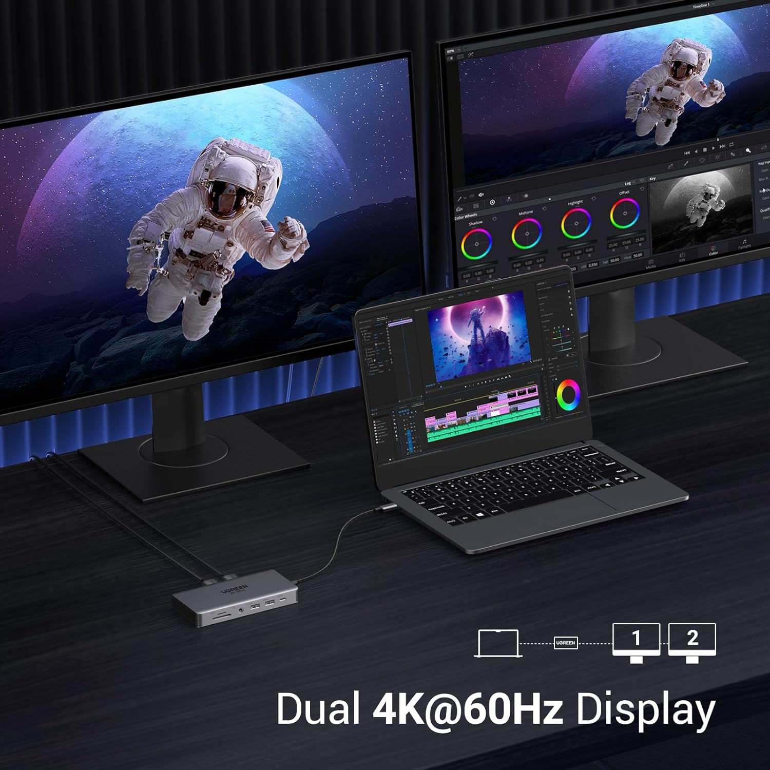UGREEN Revodok Pro 211 Laptop  - Usb C To Hdmi review and price