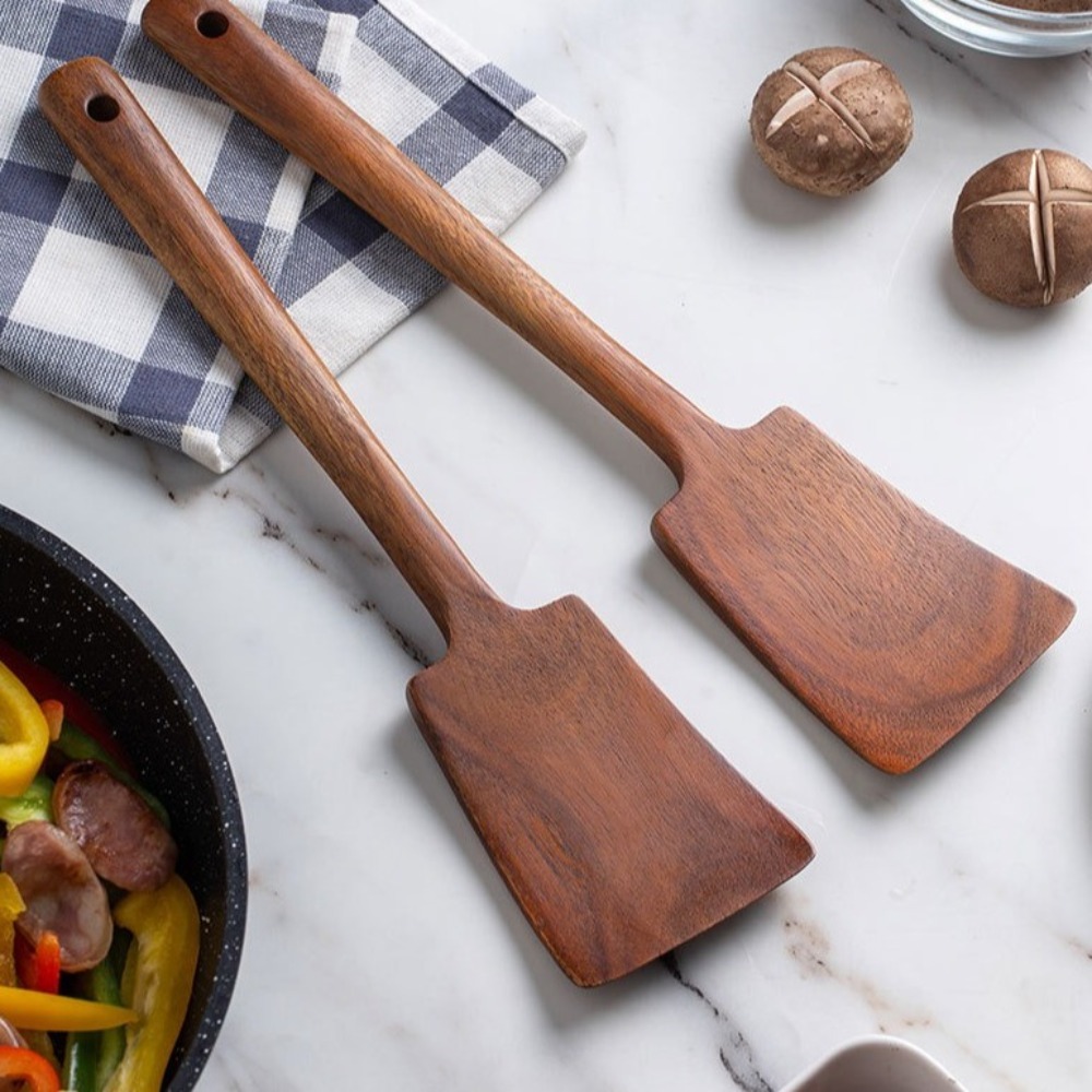 34cm Solid Wood Cooking Spatul - Hi Tech Kitchen Accessories review and price