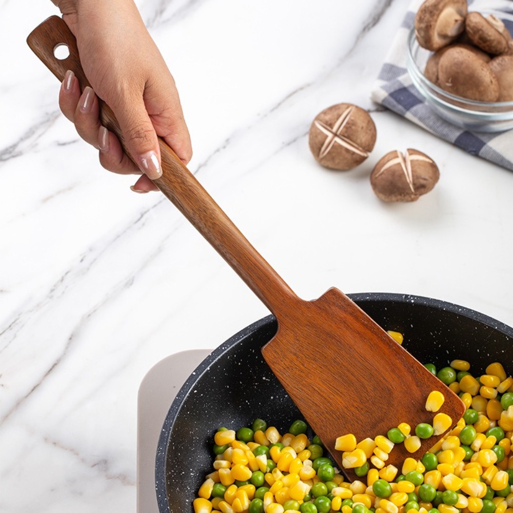 34cm Solid Wood Cooking Spatul - Hi Tech Kitchen Accessories review and price