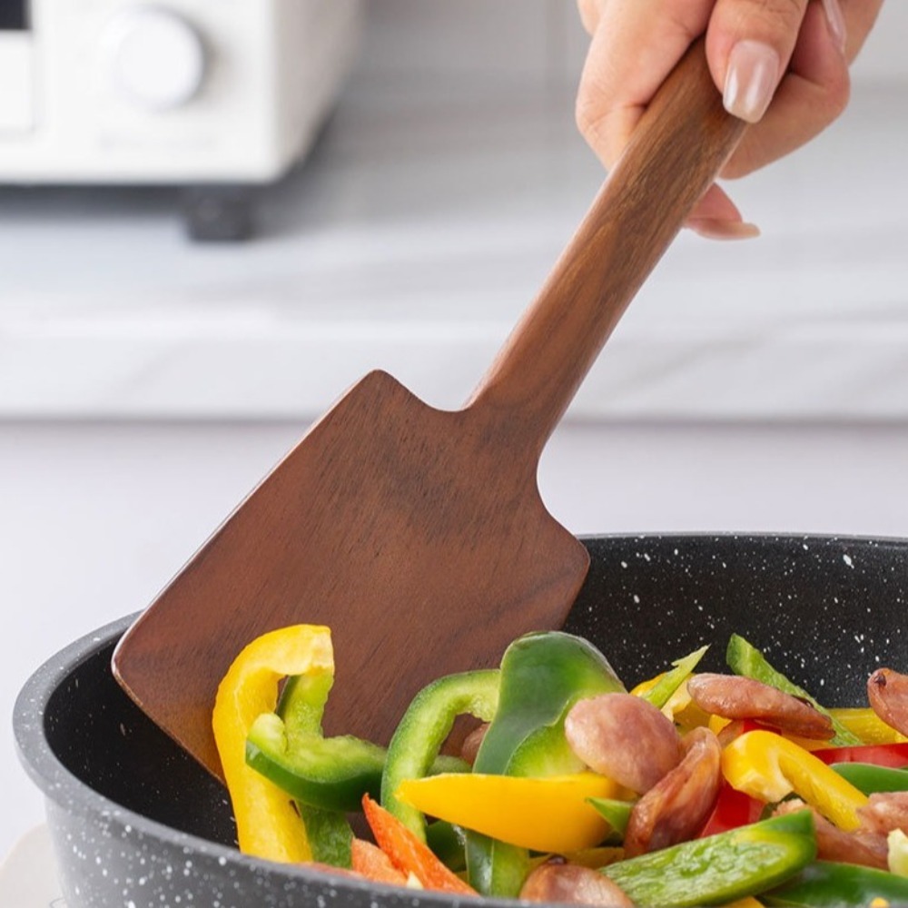34cm Solid Wood Cooking Spatul - Hi Tech Kitchen Accessories review and price