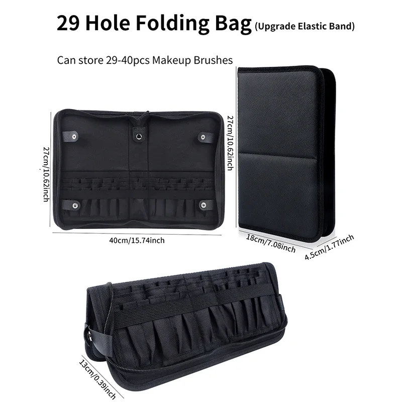 29/23 Holes Foldable Makeup Br - Tech Accessories Travel Bag review and price