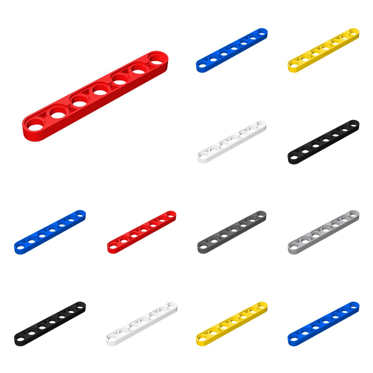 50pcs 32065 Liftarm Thin 1 x 7 - Tech Accessories Gifts review and price
