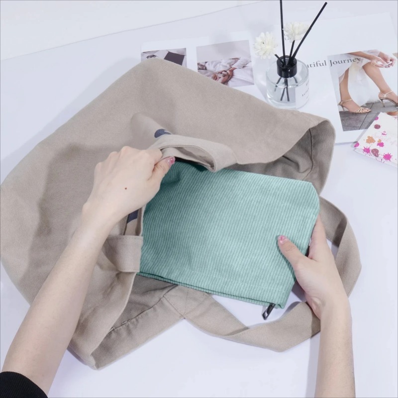 Corduroy Travel Cosmetic Bag P - Tech Accessories Travel Bag review and price